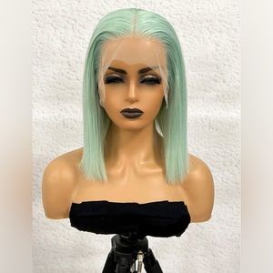 COPY - 13*4 Lace Front 150% Density Short Straight Human Hair Wig 10 inch